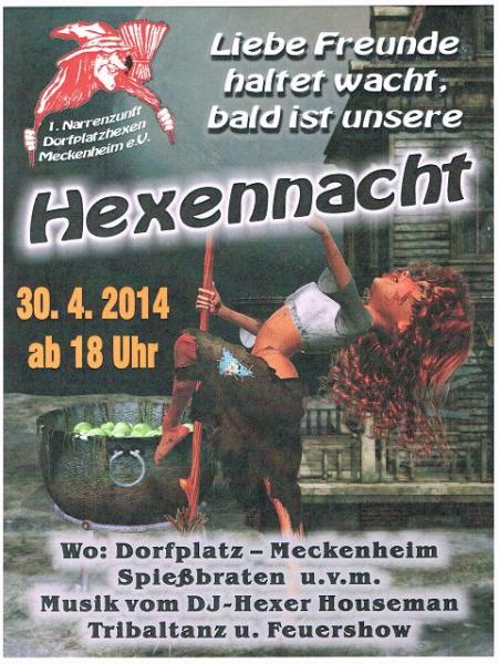 Hexennacht mit Siegerparty 2014
